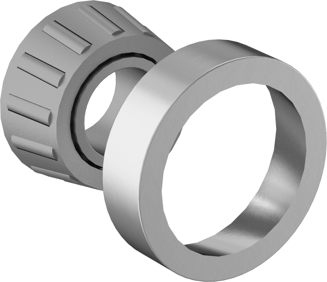 Çinko Kaplı Çelik Halkalı Konik Masuralı Rulman, Ticaret No., LM11949/LM11910, 3/4" Mil Çapı için
