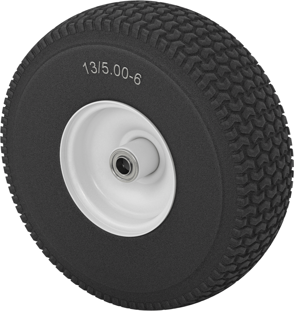 Düz Lastiksiz Tekerlek, 13-5/16" Çap x 4-1/2" Genişlik