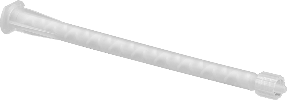 5.9" Uzunlukta Luer Lock Uçlu Nozul, İki Parçalı Kartuş için Bayonet Bağlantı
