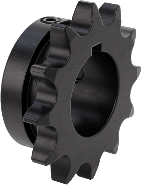 Çelik Tek Sıralı Dişli, ANSI 50 Makaralı Zincir ve 1-1/4" Mil Çapı için, 12 Diş