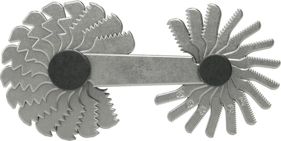 30 Tanımlayıcı, Diş/İnç, Starrett No. 6 — Bolts, Nuts, Screws, Threaded Rods, 30, Çelik