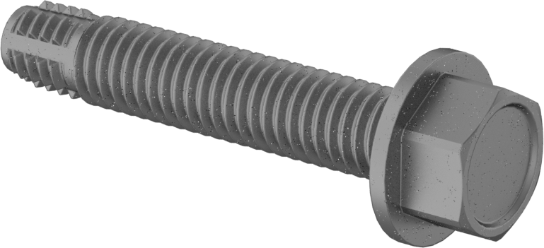 Sert Metal için Diş Açıcı Vidalar, Ultra Paslanma ve Aşınmaya Dayanıklı Kaplamalı Çelik, 3/8"-16 Diş, 2" Uzunluk