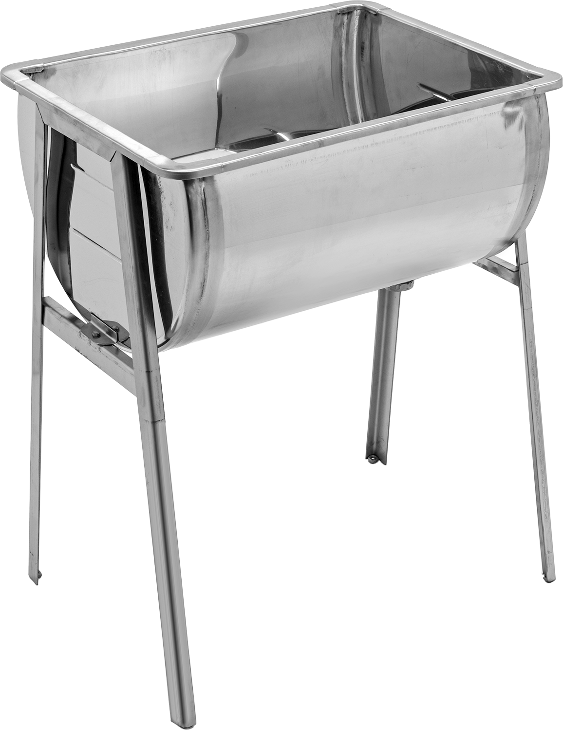 304 Paslanmaz Çelik Bağımsız Evye, Paslanmaz Çelik Ayaklı, 26" Genişlik x 21" Derinlik x 33" Toplam Yükseklik