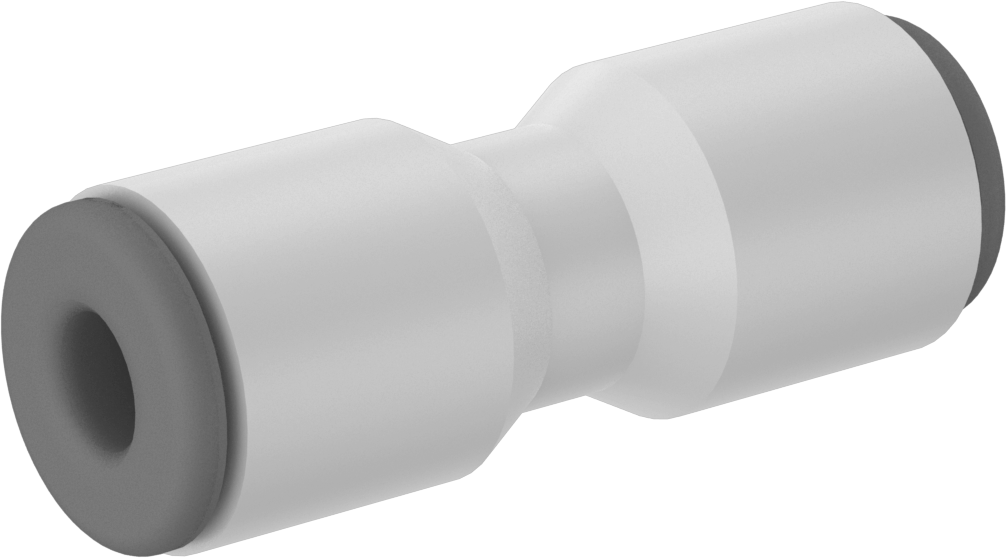 Sıcak İçme Suyu Bas-Bağlan Bağlantı Elemanı, 6 mm x 4 mm Dış Çaplı Boru için Düz Redüktör