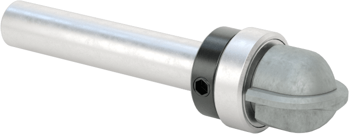 Yivler için Yuvarlak Freze Ucu, Üst Pilot, 1/2" Kesme Çapı — Yuvarlak, 1⁄4", 1⁄2"