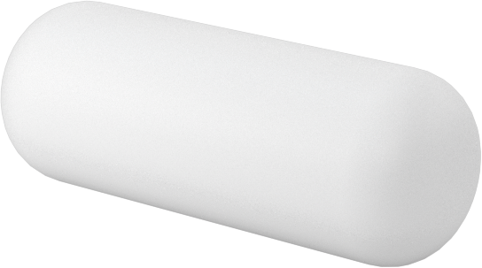 Manyetik Karıştırma Çubuğu, Kapsül, 1/8" Dış Çap, 5/16" Uzunluk, Beyaz