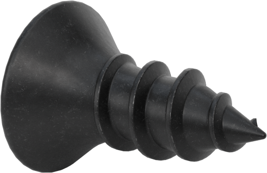 Siyah Oksit Çelik Phillips Havşa Başlı Vidalar, Sac Metal için, 10 Numaralı Boyut, 1/2" Uzunluk, 0.362" Baş Çapı