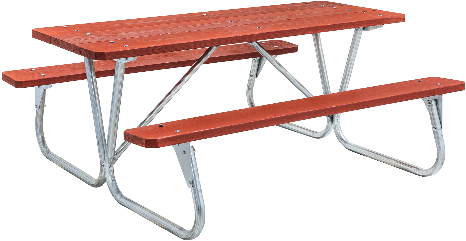 Çam Ağacından Piknik Masası, 72" Genişlik x 31" Derinlik Üst