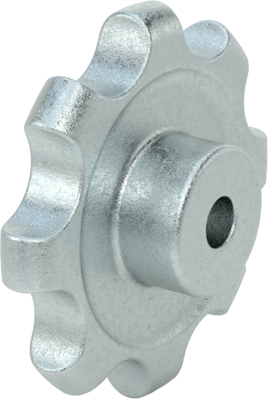 Yivli Çinko Delikli Topuz, 1/4" Çap x 5/8" Derinlikli Delik