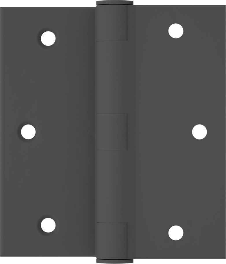 Yarım Gömme Giriş Kapısı Menteşesi, Astarlı Çelik, 3-1/2" x 1-5/8" Kapı Kanadı