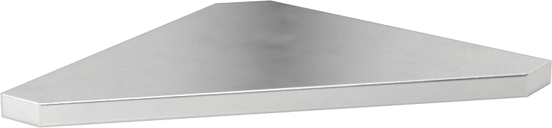 Çok Amaçlı 6061 Alüminyum Üçgen, 2" Genişlik x 2" Uzunluk x 1/8" Kalınlık