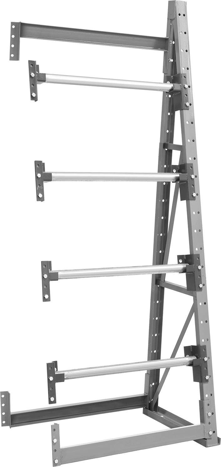 44" Genişlik x 96" Yükseklik x 24" Derinlik Toplam Makara Rafı için Eklenti Ünitesi