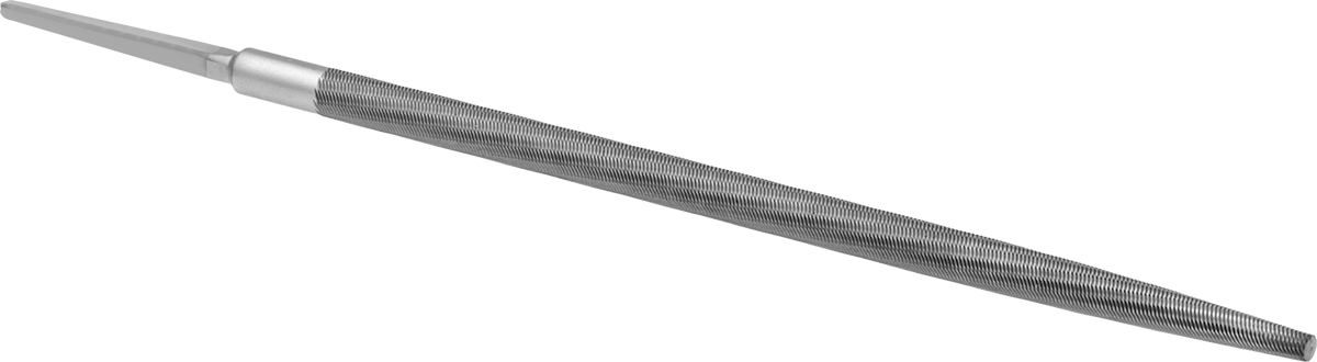 Paslanmaz çelik için eğe, Yuvarlak, 8" Uzunluk x 5/16" Çap, İnce Yüzey için