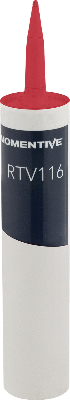 Kendinden Düzleşen Silikon Kauçuk Sızdırmazlık Maddeleri, Momentive/GE RTV116, 10.1 FL. oz. Kartuş