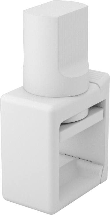Temassız Akış Ayar Valfi, T-Saplı, Plastik Gövde, 3/32" ila 1/2" Boru Dış Çapı için — Boru, Kelepçe, Acetal, Nylon, Plastic