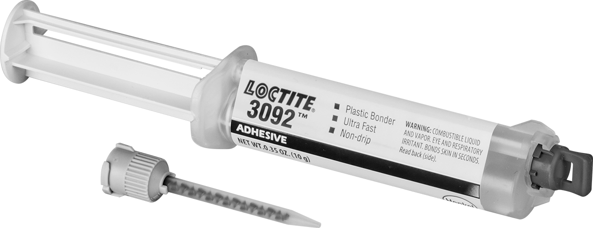 Geniş Boşluklar için Anında Yapışan Yapıştırıcı Jel, Loctite® 3092, 0.3 FL. oz. Şırınga