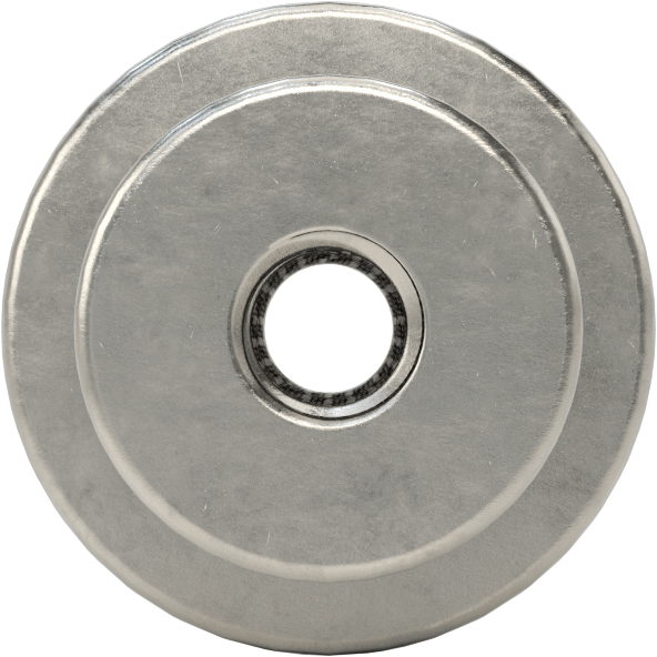 303 Paslanmaz Çelik Tırtıllı Düğme, M5 x 0.8 mm Dişli Delik, 19 mm Baş Çapı