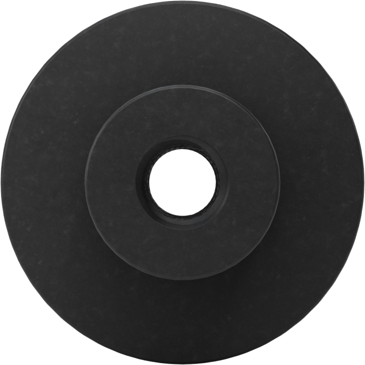 Çelik tırtıllı tutma düğmesi, M12 x 1.75 mm Dişli Delik, 51 mm Çaplı Başlık