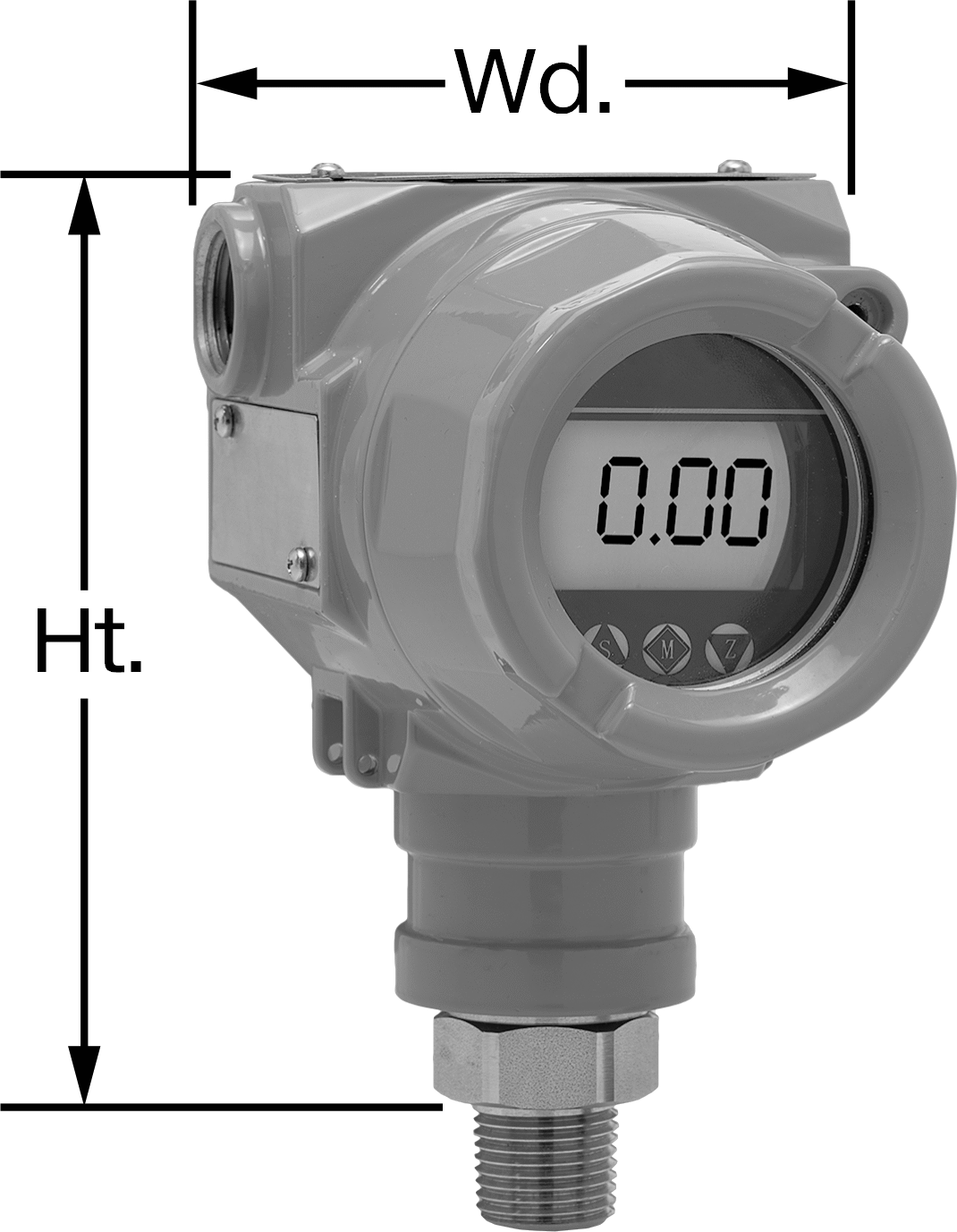 Kolay Kurulumlu Basınç ve Vakum Transmitteri, 4-20 mA Çıkış, -5 ila 5 PSI