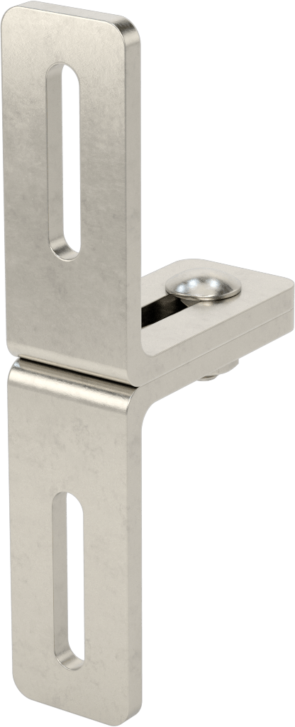 3-1/4" x 7-1/2" x 1/4" İki Parçalı L-Braket