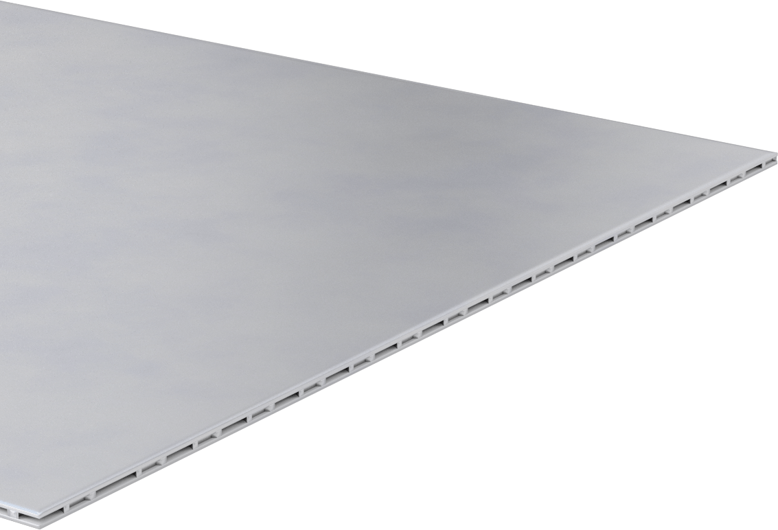 3000 Serisi Alüminyum Petek Panel, Paslanma ve Aşınmaya Dayanıklı, 1/8" Kalınlık x 12" Genişlik x 12" Uzunluk