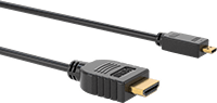 HDMI Video Adaptör Kablosu, HDMI x Mikro-HDMI Fişleri, Esnek