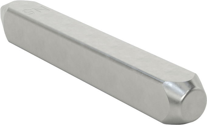 Denetim Sembolü Çelik Damga, Sembol N5 (Ok), 1/8" Karakter Yüksekliği