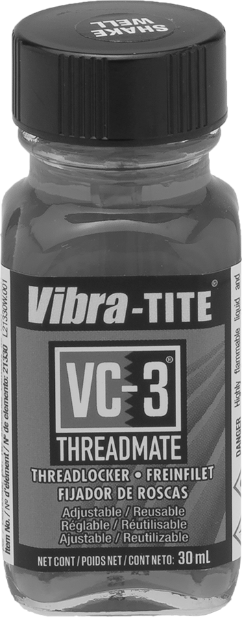 Yeniden Kullanılabilir Vida Kilidi, Vibra-Tite Vc-3, 1 FL. oz Fırçalı Kapaklı Şişe