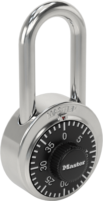 Master Lock 1500 Asma Kilidi Benzeri Şifreli Kilit, 1-1/2" Dikey Mapa Açıklığı, 02-24-34 Kombinasyon