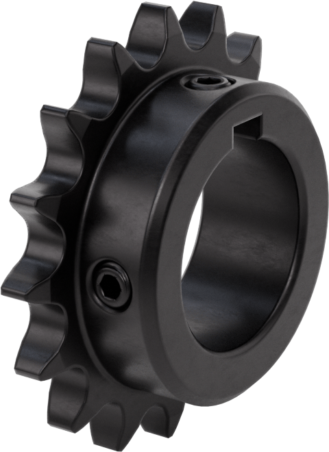 Çelik Tek Sıralı Dişli, ANSI 50 Makaralı Zincir ve 1-5/8" Mil Çapı için, 16 Diş
