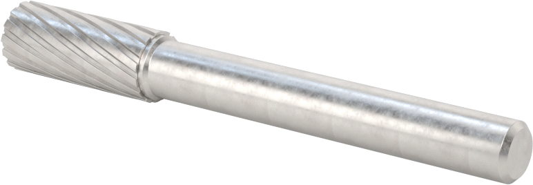 1/4" Çaplı Şaftlı Karbür Freze Ucu, Düz Kesici Silindir, Ticaret No. Sb-2, Tek Kesim
