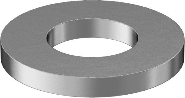 18-8 Paslanmaz Çelik ASME Pul, 6 numaralı vida boyutu için, Dar ASME Tanımı — 0.312", 18-8 Stainless Steel, Stainless Steel, Düz