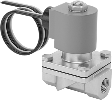 Viton® Contalı Pirinç Solenoid Açma/Kapama Vanası, Soğutucu ve Deterjan için, Kapalı