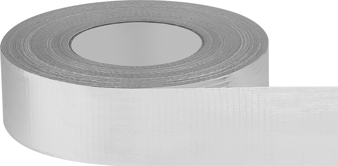 Metalize Koli Bandı, 2 inç Genişlik, 180 Fit Uzunluk — 2", Kumaş, 180 ft.