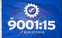 ISO 9001:15 Tescilli Bayrak