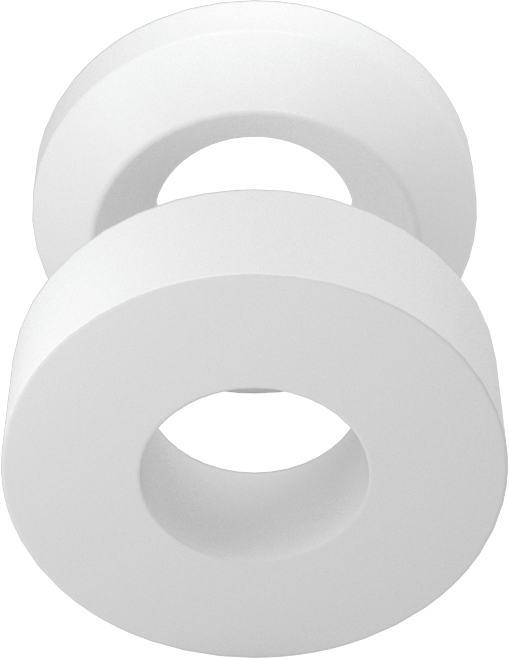 5/16" İç Çap x 11/16" Dış Çap PTFE İstiflenebilir V-Halka Sızdırmazlık Contası için 1 Erkek ve 1 Dişi Adaptör