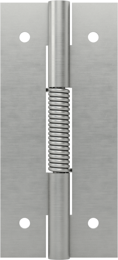 Yaylı Menteşe, Delikli, Kendinden Açılan, Çelik, 3-1/4" x 3/4" Kapı Kanadı