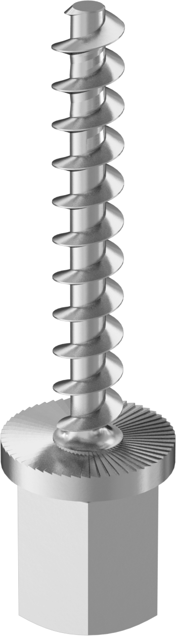 Gijon Ankrajı, Tavan, 3/8"-16 Dişli için, 675 lb. Kapasite, 1/4" Vida Boyutu