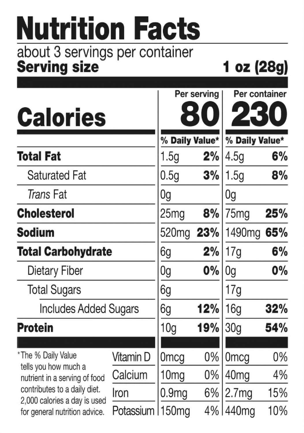 Orijinal Beef Jack Links Kurutulmuş Et, 2.85 oz. Torba