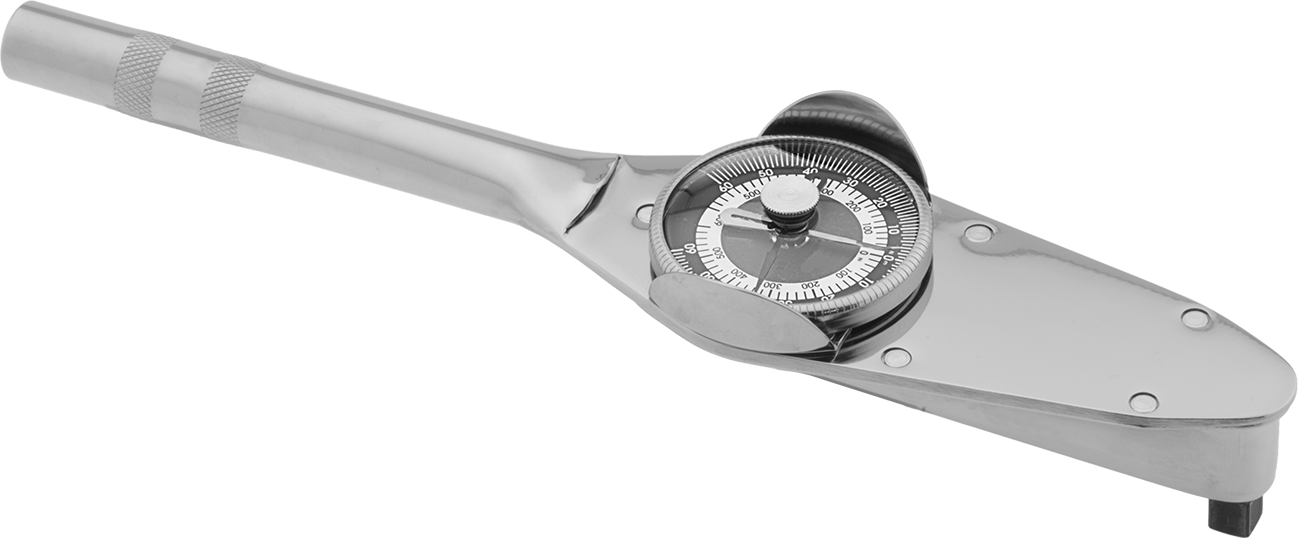 Kadranlı Tork Ölçer Anahtar, 3/8" Kare Tahrik, 0 Fit-Lbf ila 50 Fit-Lbf