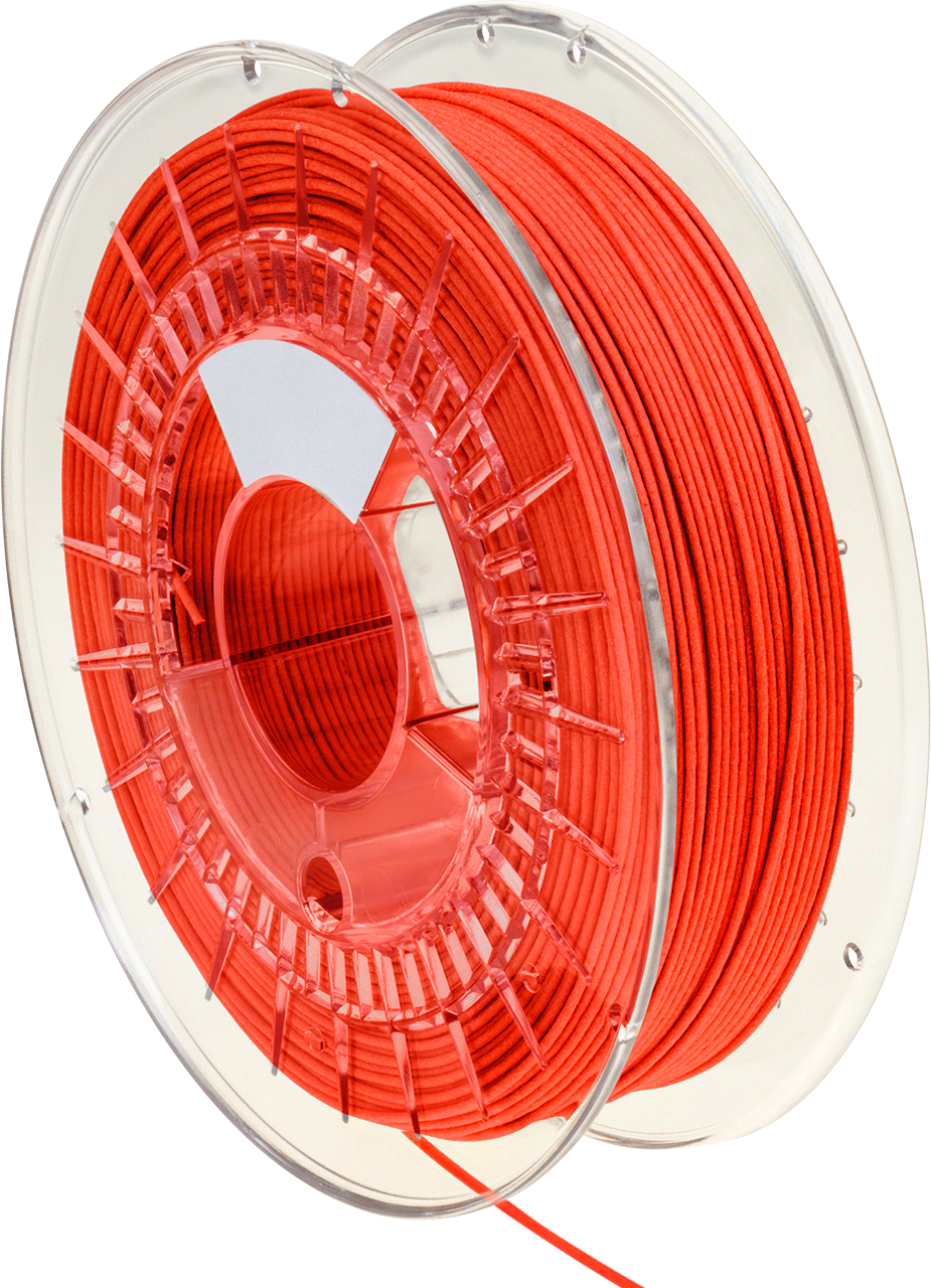 3D Yazıcı Filamenti, Pla, Opak Kırmızı, 1.75 mm Çap, 1000 G