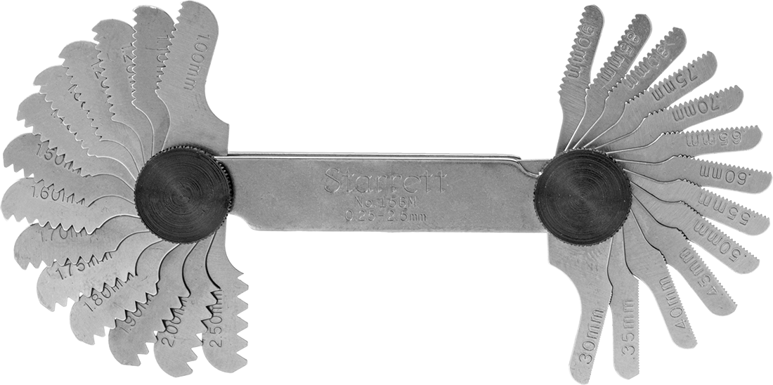 28 Tanımlayıcı, Diş Adımı, Starrett No. 156M — Bolts, Nuts, Screws, Threaded Rods, 28, Çelik