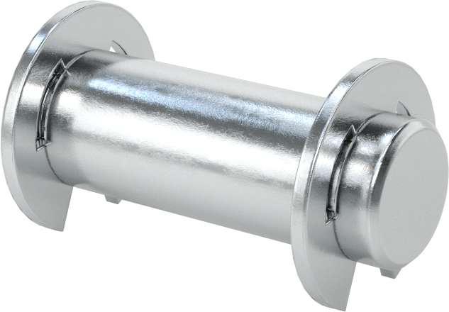 Segman Yivli Başsız Çatal Pim, Çinko Kaplamalı 1004-1045 Çelik, 12 mm Çap, 27 mm Kullanılabilir Uzunluk