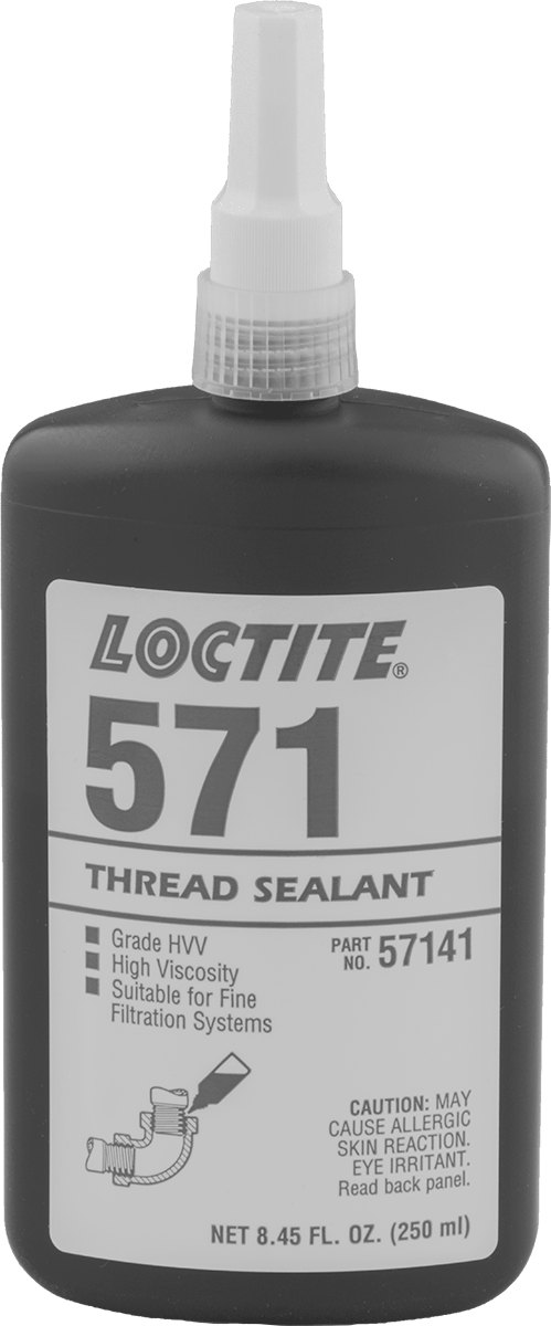 Loctite® 571 Diş Sızdırmazlık Maddesi, 8.5 FL. oz Şişe — Şişe, Aluminum, Brass, Bronze, Cast Iron, Copper, Iron, Stainless Steel, Steel,…