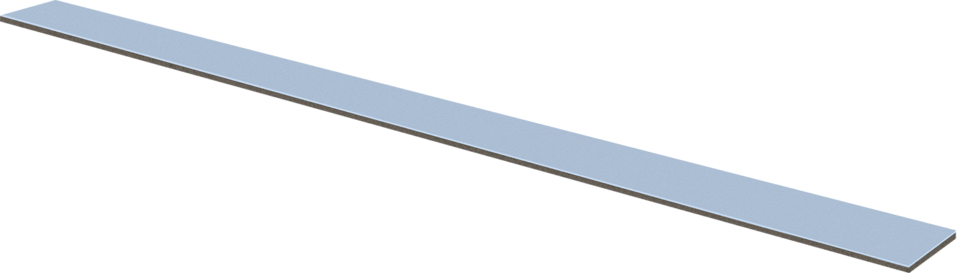 Teflon® PTFE'den Üretilmiş Düşük Sürtünmeli Bant, Yüksek Yapışma, 3M VHB 4941, 1" Genişlik, 1 Fit Uzunluğunda