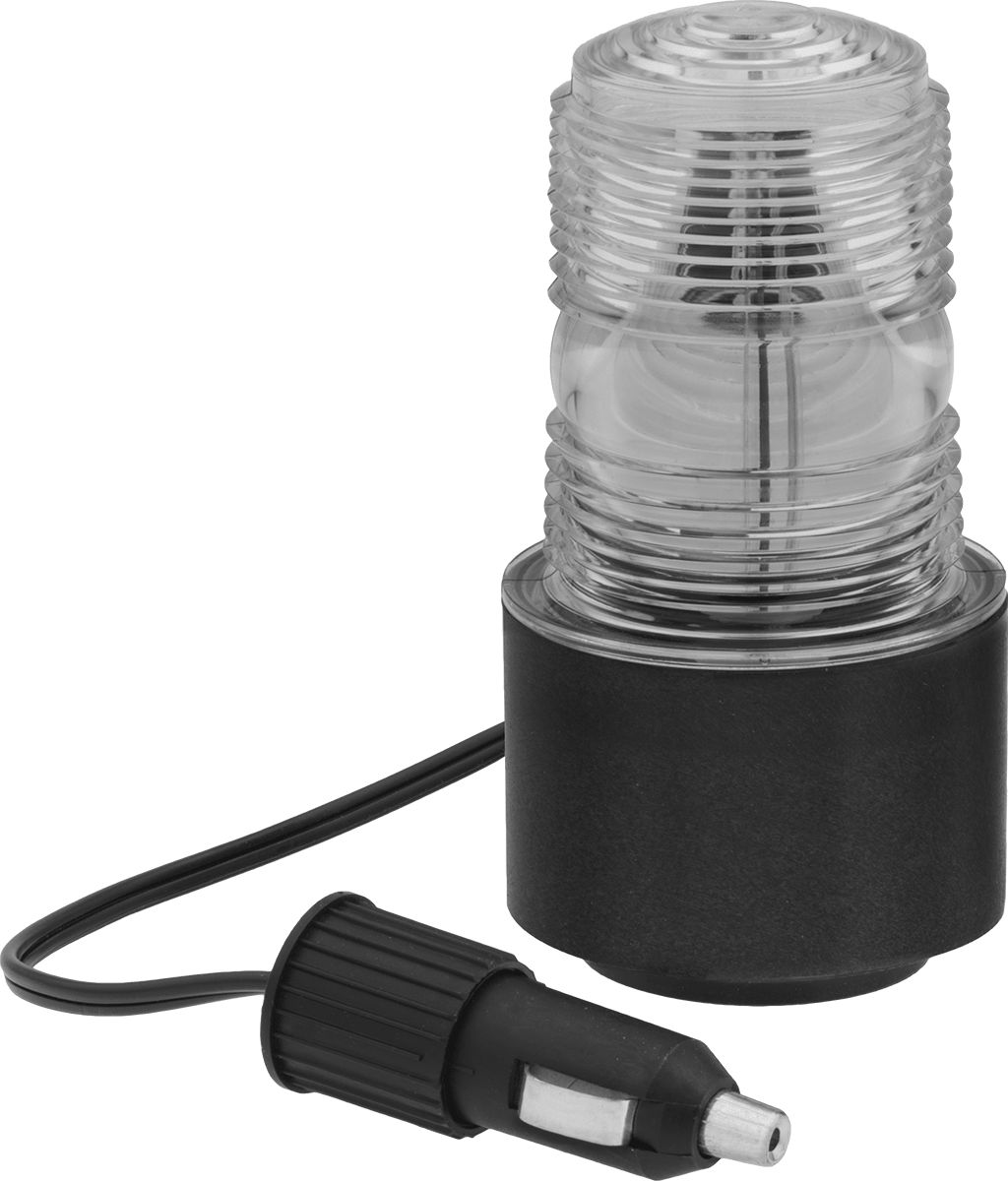 Stroboskop Işığı, Araç Fişili, Dar Kubbe — 12-80V DC, Xenon, Elektrik