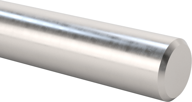 1045 Karbon Çelik Döner Mil, 6 mm Çap, 1000 mm Uzunluk