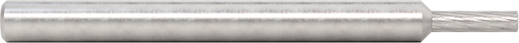 1/8" Çaplı Şaftlı Karbür Freze Ucu, Düz Kesici Silindir, Ürün No. Sb-41, Tek Kesim