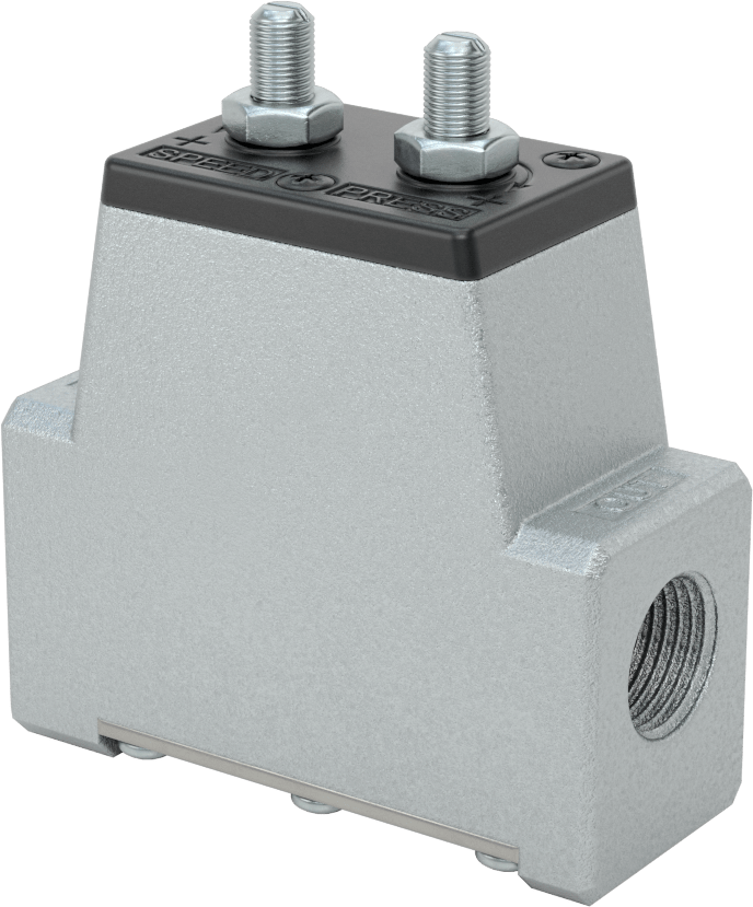 Yavaş Başlangıçlı Hava Akış Kontrol Valfi, 1/2 NPT Dişi Giriş x 1/2 NPT Dişi Çıkış
