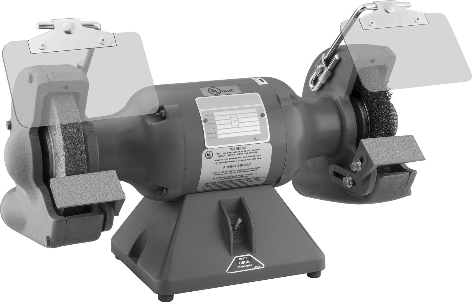 Grinder with Wire Brush